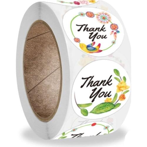 100-500pcs Thank You Stickers Stationery Letter Stickers For Wedding Decoration Customized Gift Packing Cute Stickers Women Gift