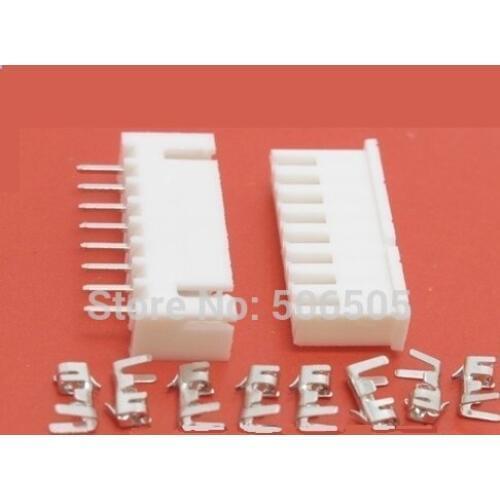 2.54mm 8pins connector socket and plug with terminal 20pcs/lot