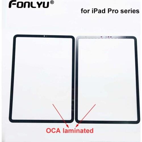 2in1 LCD Touch Panel Outer Glass Lens With OCA Front Glass Replacement For iPad Pro 9.7 10.5 11 10.2 12.9 Tablet Touch focusR