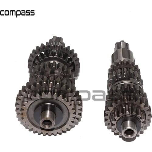 250CC Pit Bike Dirt CG250 5 Speed Main Counter Shaft Transmission Gear Box For Chinese Electric Foot Start Engines