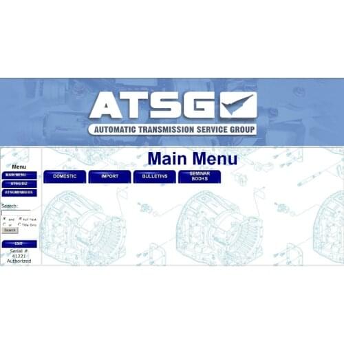 Free Install ATSG 2017 Auto Repair Software (Automatic Transmissions Service Group Repair Information)