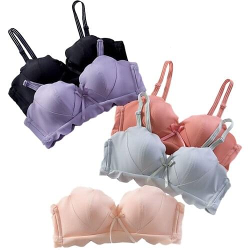 Fashion Sexy Lingerie Seamless Women Bra Comfortable Breathable Wireless Intimates Bralette 3/4 Cup Push Up Female Brassiere