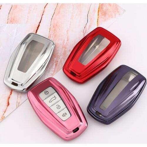 TPU full protect Key Cover Key Case For Geely Borui Atlas Boyue NL3 Emgrand X7 EX7 GT GC9