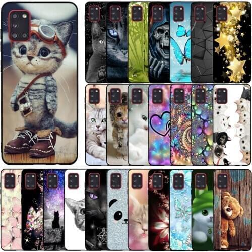 For Samsung A31 Case For Samsung Galaxy A31 Case Silicon TPU Back Cover Phone Case on for Samsung Galaxy A31 A 31 Bumper Capas