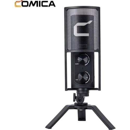 COMICA STM-USB Versatile USB Condenser Cardioid Microphone ,USB-C Interface Design, Universal for Computer and Phone