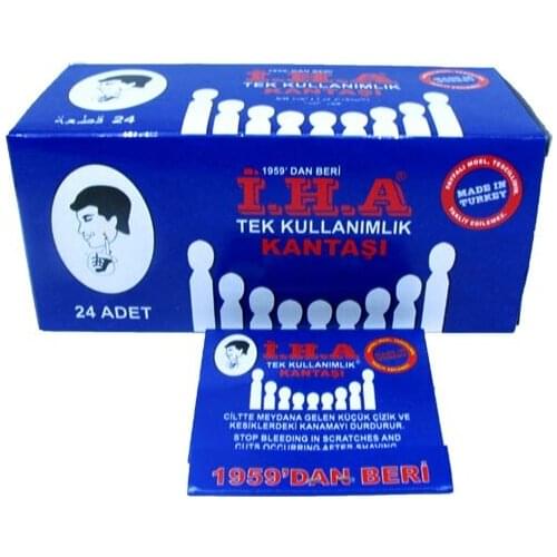 IHA Single Use After Shave Cut Blood Stopper Alum Stick 24 Small Pack/480 Stick
