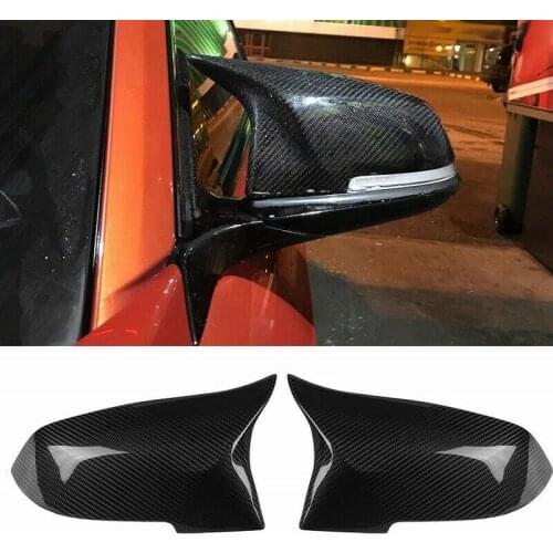 Carbon Fiber Mirror Cover Caps For BMW F20 F21 F22 F23 F30 F21 F32 F33 F36 F87 M Look 12