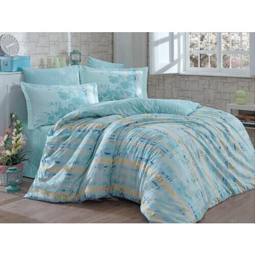 Hobby Tek Personality Poplin Quilt Cover Set Elonora Green