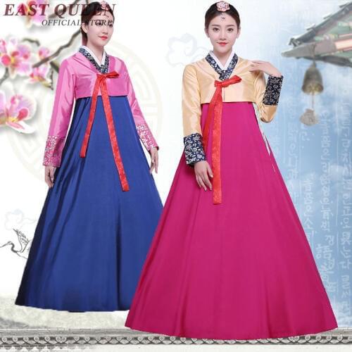 Korean hanbok 2018 new arrival hanbok korean dress korean traditional dress stage performance aisa clothing AA2553 YQ