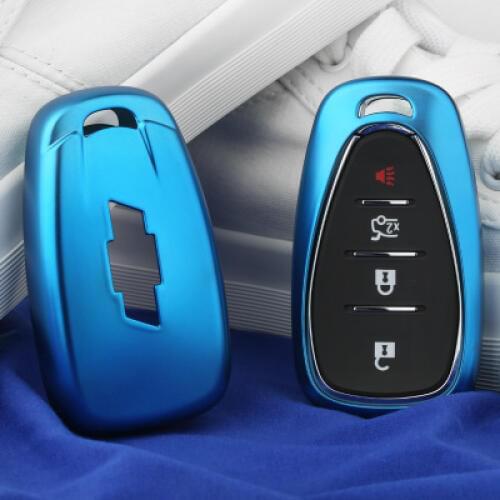 New soft TPU Car Key Covers Key Case Fob Shell For chevrolet cruze spark sonic camaro Volt Bolt Trax Malibu cruze cat-styling