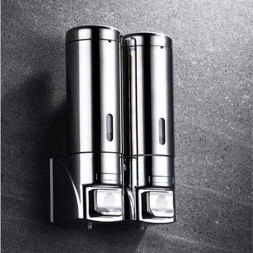 New soap dispenser wall mounted bathroom Hotel shampoo lotion liquid soap dispenser stainless steel hand soap dispenser ZM825