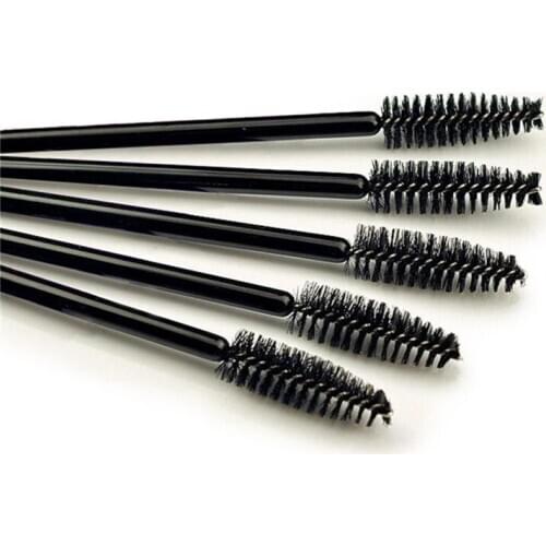 100 PCS Disposable Eyelash Mascara Wands Cosmetic Brush Eyelashes Extensions Tinting Tool Makeup Brushes