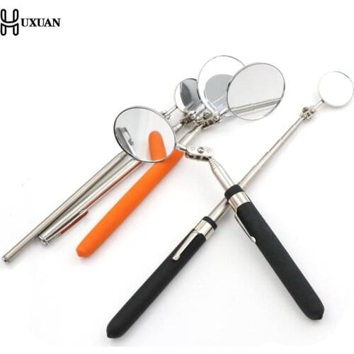 Round Mirror Extension Car Angle Telescopic Car Inspection Inspection Lens Manual Tool Auto Parts Hand Tool