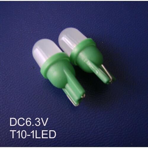 High quality 6.3V T10 led,w5w 6.3V,194,168 indicator light,DC6V Led bulb light,T10 Wedge light,6.3V lamp,free shipping 10pcs/lot