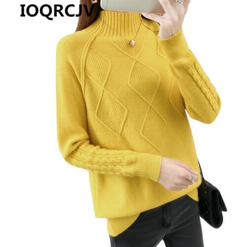 2019 Autumn New Knitted Sweater Women Elastic Pullovers Winter Long Sleeve Female Jumper Casual Sweaters Pull Femme Top R578