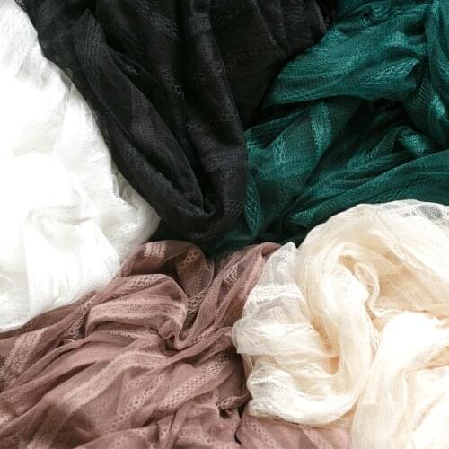 1Meter/lot Mesh Fabric lace dress skirt lace material / width 160CM X037