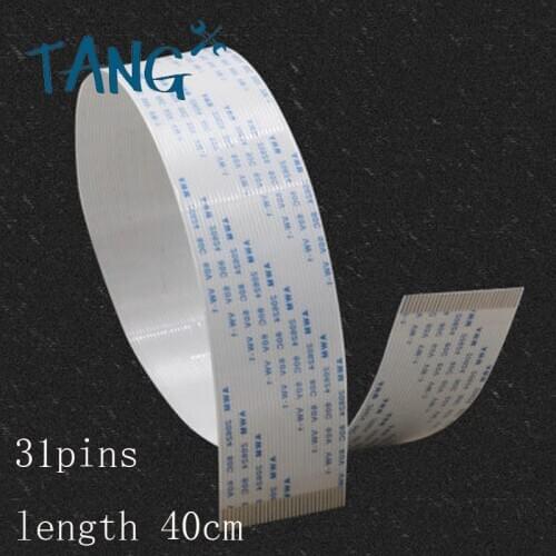 10PC Data Cable for Epson DX5 print head cable 31pins for Allwin Zhongye Human Xuli printer flat data cable 40cm