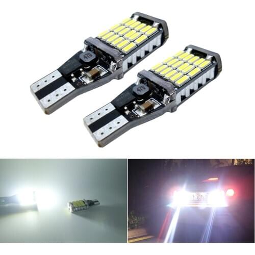 2x T15 Led Bulb W16W Led 920 921 912 Lamp Car Backup Reserve Lights Bulb Brake Lamp Xenon White For Kia Rio K2 K3 3 4 2017 2018