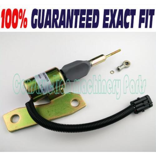 2PC - START SHUT DOWN SOLENOID 3991625 24V FOR CUMMINS FITS HYUNDAI R225-7 R220-5 SYNCRO