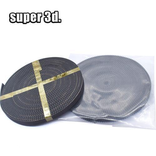 5/10 meters 2GT/GT2 width 9/10mm Open Timing belt 3D printer moving parts for 9/10mm Timing Pully rubber belt