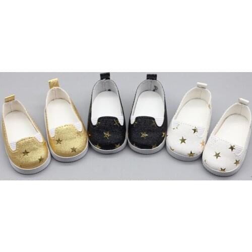 6*3cm 1Pair Fashion Sport PU Doll Shoes Suit for 16 Inch and 1/4 BJD Sharon Doll Boots Shoes Best Gift Accessories Toys