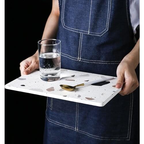 Bathroom Supplies Diatom Mud Foot Pad Bathroom Absorbent Floor Mat Non-slip Quick-drying Diatomaceous Earth Wash Coaster Soap