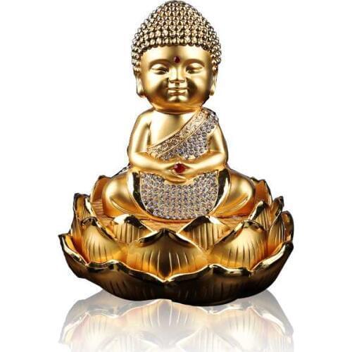 Car perfume accessories Car accessories Automobile decoration Perfume seat maitreya buddha little monk Ornament