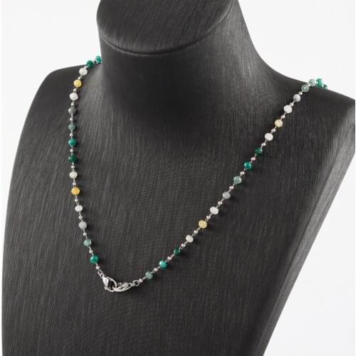 Sanying M87014 sunglasses accessories beads for jewelry making 18k gold-plated 0.3 micron diy handmade mask chain 72.7cm/lot