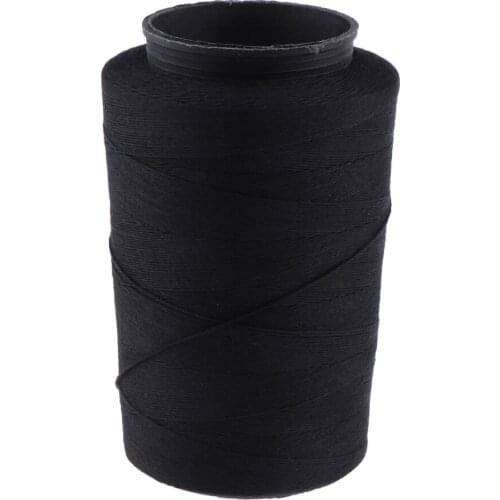 Black Cotton Hair Track Weft Weaving Sewing Braiding Decoration Thread 825m