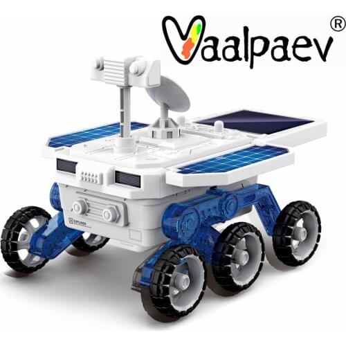 Solar Power Electric Car Gaget Toyselectral Science Toys STEM Assembled Kit Educational Mars Planet Rover Astronomy Boys Gift