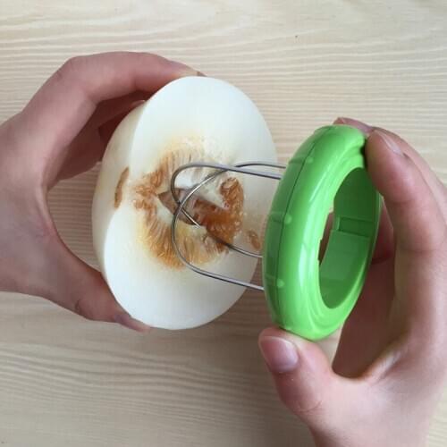 Creative Home Kiwi Peelers & Zesters Stainless Fruit Corers Separator 2-in-1 Cutter Fruit Knife Fruit & Vegetable Tools