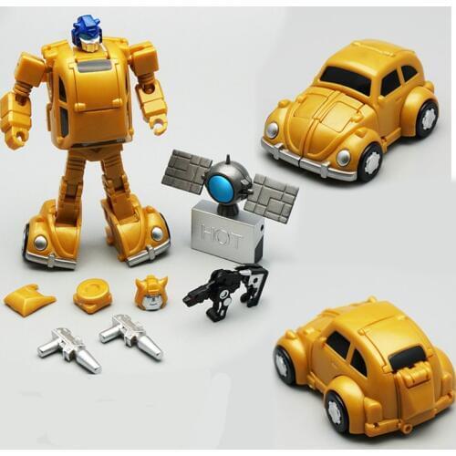 Lensple Transformation Planet Hot Soldiers HS13 Digibash Goldbug mini mp21 mp-21 Robots Action Figure Toy