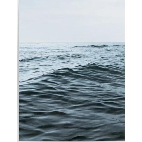 Modular Follow Wave Landscape Photography Canvas Painting Print Wall Art Posters Modern Living Room Home Decor Picture Framework