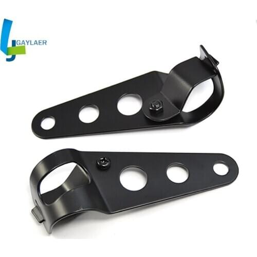 Motorcycle 35-43mm Fork Tubes Cafe Racer Headlight Bracket for Honda Suzuki Kawasaki Yamaha Headlamp Mount