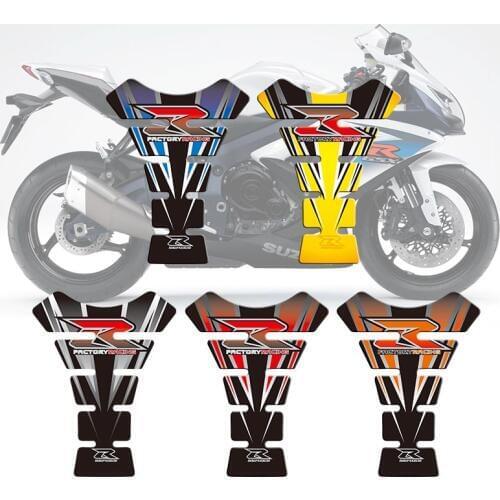 Motorcycle 3D Emblem Tank Pad Protection Decal Sticker For Suzuki GSXR 600 750 1000