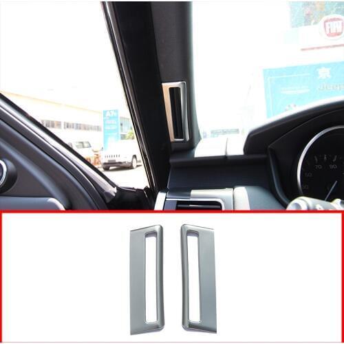 ABS Chrome A Pillar Air Conditioning Vent Trim Stickers For Land Rover Discovery 5 LR5 L462 2017-2020 Car-Styling Accessories