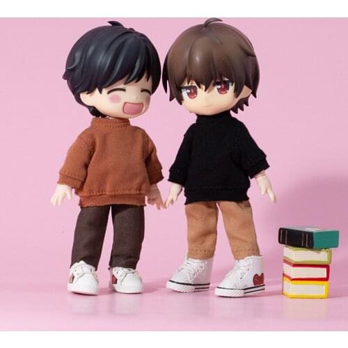 Ob11 baby clothes casual jeans straight pants long pants Molly GSC Body9 1/12 BJD doll clothes