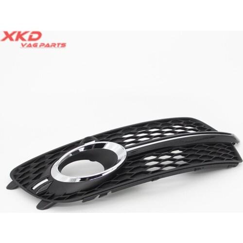 Front Left Fog Light Grille Chrome Fit for Audi Q5 SQ5 Sport S-Line 2013-2017 8R0 807 681 S 8R0807681S