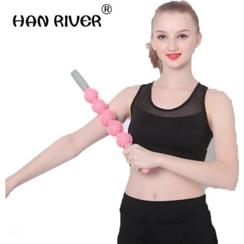 Sports Roller Hedgehog Ball Massager Muscle Massager Gear Fascia Shaft Fitness Massager