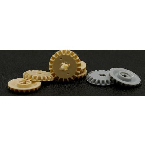 Technic Parts bulk Building Blocks Gear Cross Hole Z20 Tooth car brick Accessories Technic MOC Enlighten Toys for children 32198