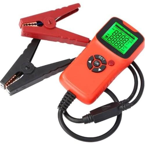 LCD digital display 12V car battery tester car system analyzer voltage ohm CCA test diagnostic tool