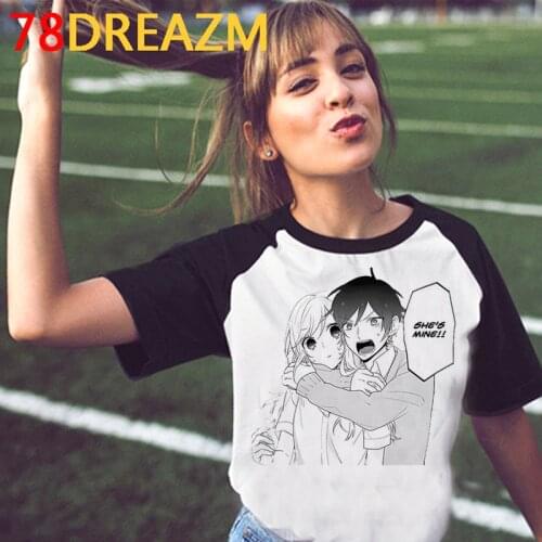 Horimiya Hori San to Miyamura Kun top tees clothes female plus size print ulzzang couple clothes t shirt couple clothes