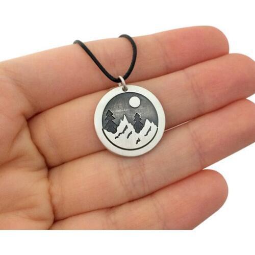 Ufine Landscape gift for girl fashion round pendant Necklace cooper high quality pendant necklace N2158