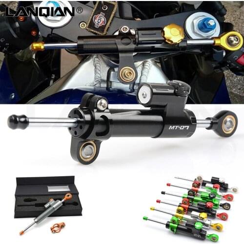 Universal Motorcycle Damper Steering Stabilize Safety Control For YAMAHA MT-07 FZ07 2014 2015 2016 2017 2018 MT07 MT 07 FZ-07