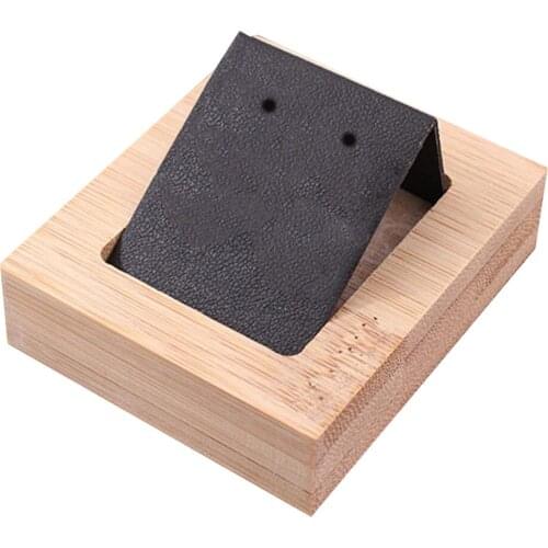 1 Pair of Card Holder with Tray for Jewelry Accessories Display