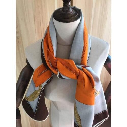 2020 new arrival autumn winter classic blue 140*140 cm colorful scarf 65% cashmere 35% silk scarf wrap for women lady girl