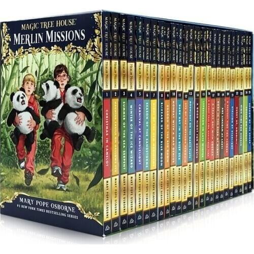 27 books 1-27 MAGIC TREE HOUSE Merlin Missions English Reading Books Childrens English Chapter Young adult novel story