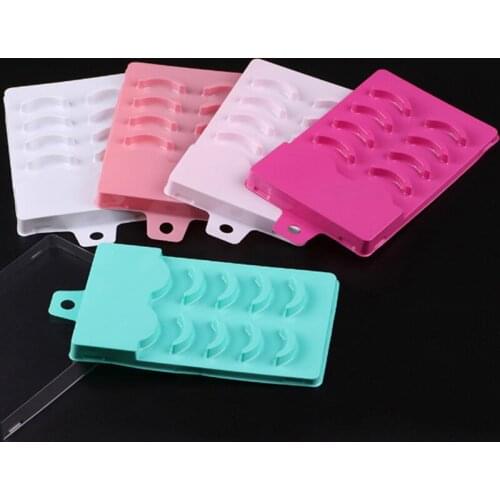 5 Pair Empty False Eyelash Care Storage Case Box Container Holder Compartment Empty Eyelash Eyelash Storage Box Tool Makeup Tool
