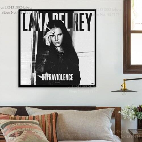 Lana Del Rey Album Poster Canvas Painting Hot Wall Art Pictures Posters and Prints for Living Room Home Decoration