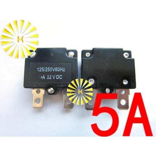 50PCSx MR1 3A 5A 7A 10A 12A 15A 20A Automatic Reset Circuit Breaker ST-1 Overload Protection Switch WP-01 Over current Protector